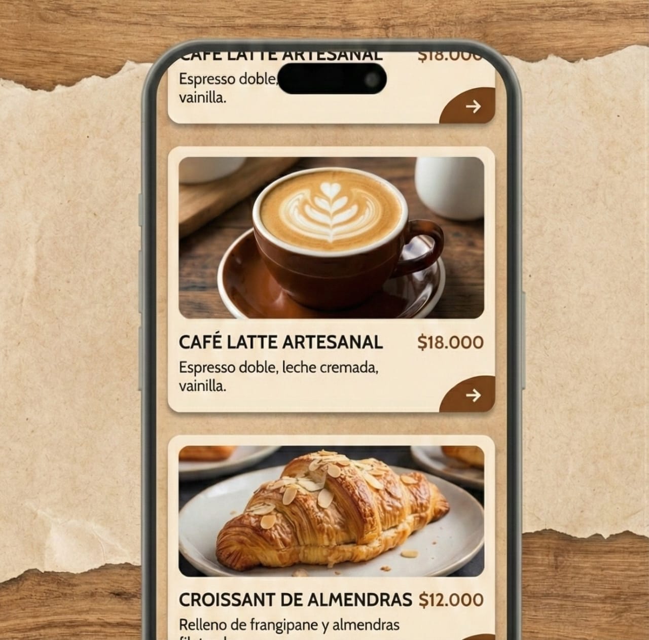 Mesero cobra desde su celular