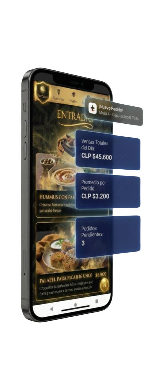 Mockup de aplicación móvil