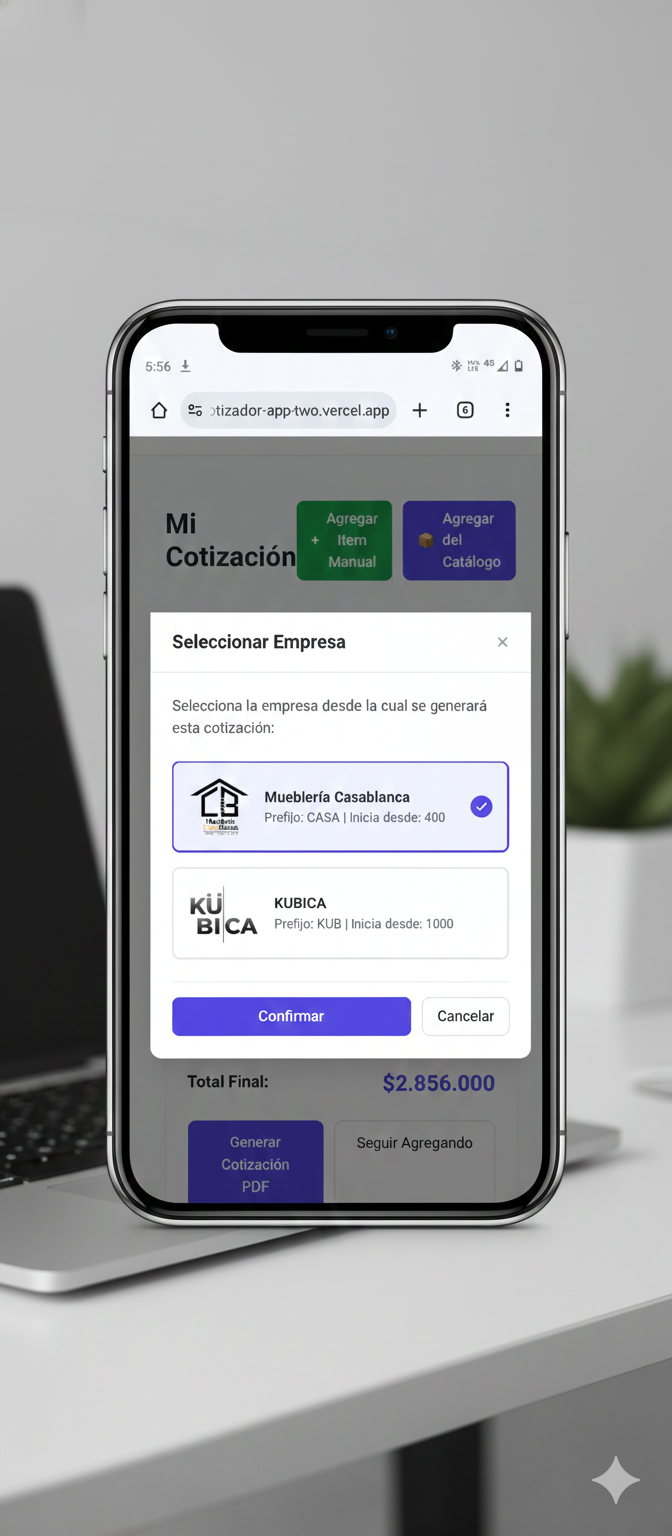 Mueblería Cotizador
