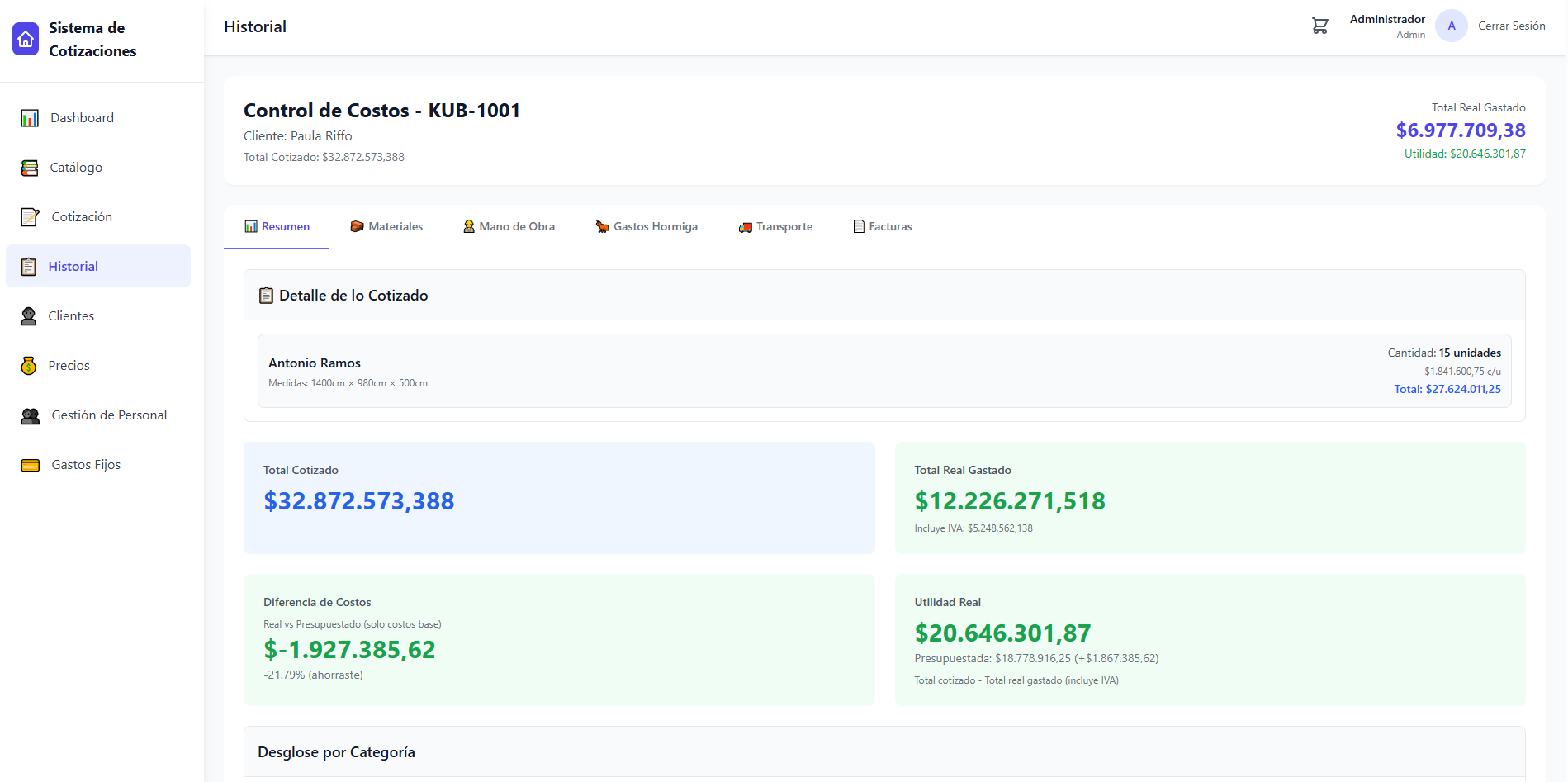 Captura 1 - Vista escritorio