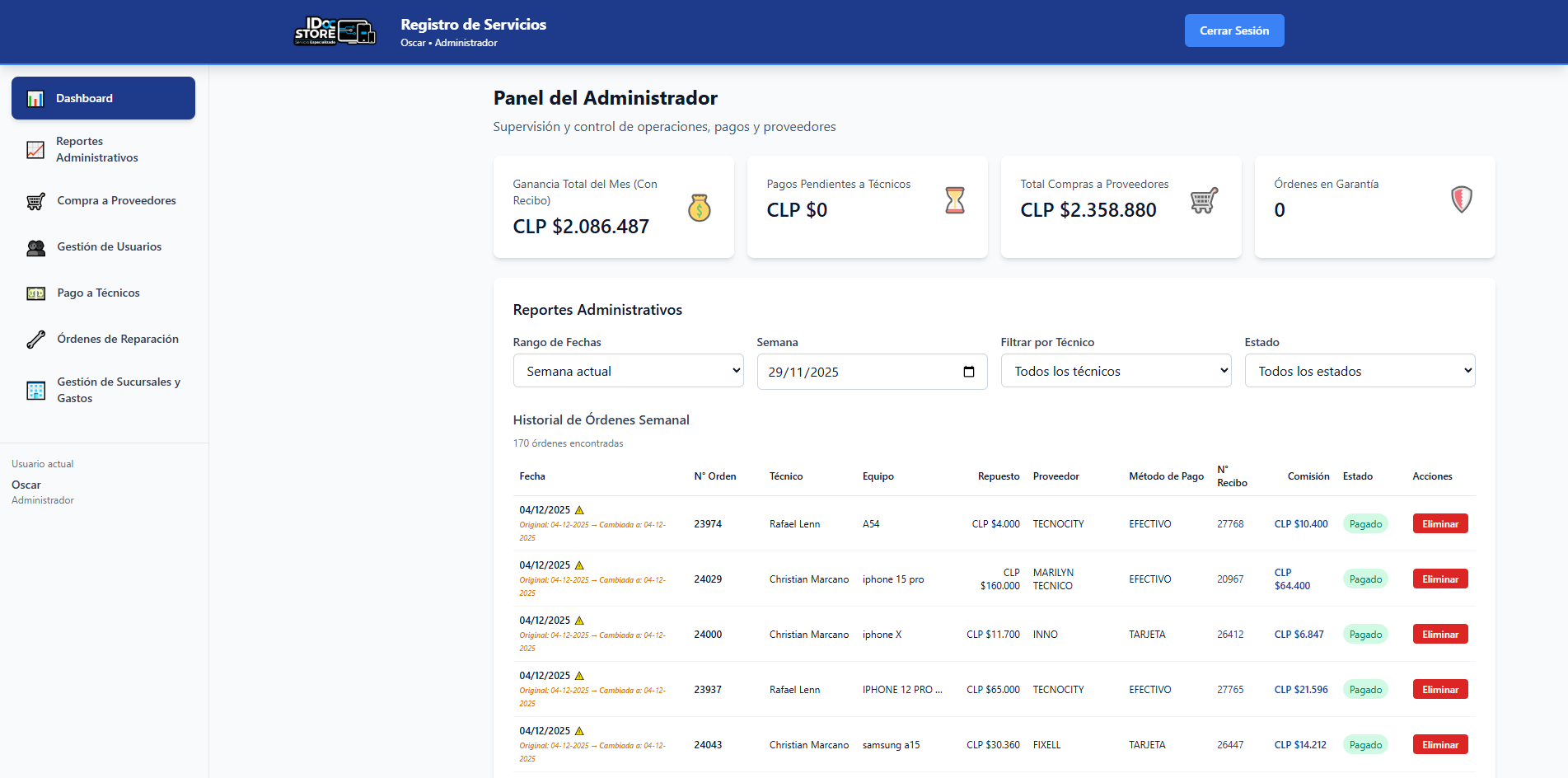 Captura 2 - Vista escritorio